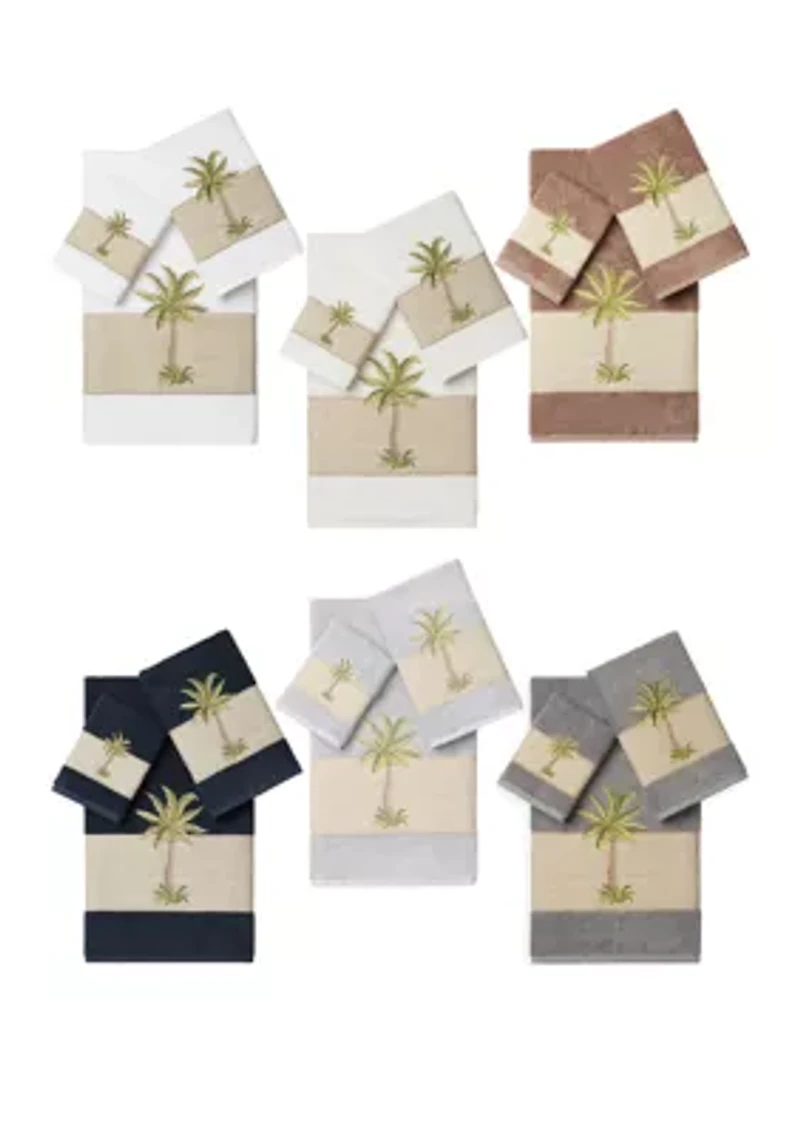 Colton 3 Piece Embellished Towel Set