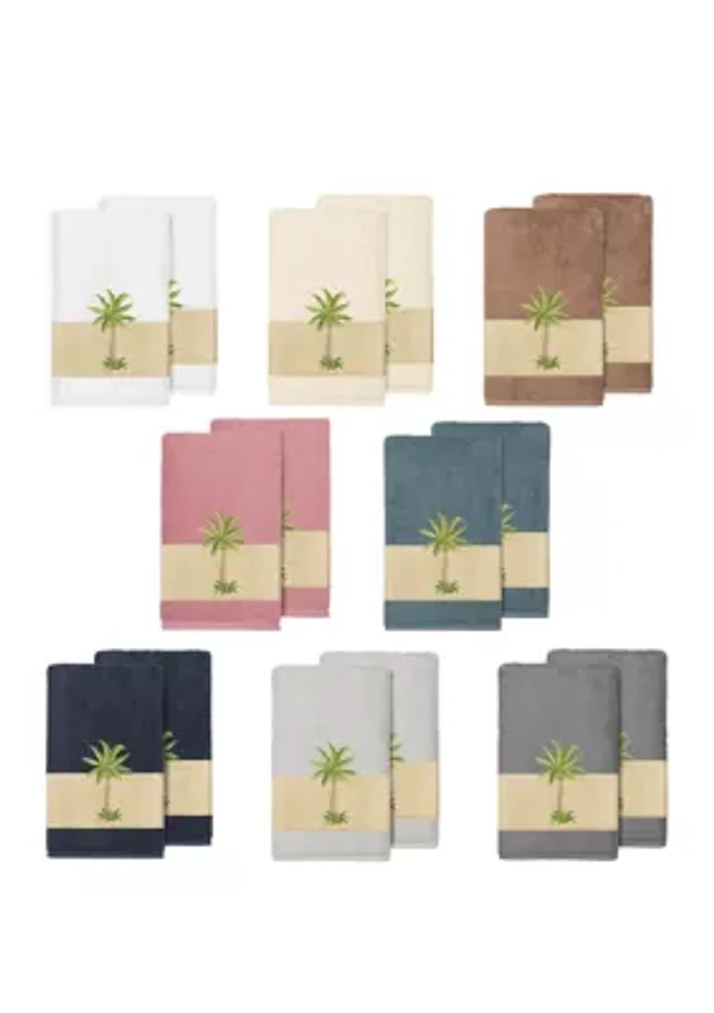 Colton 2 Piece Embellished Bath Towel Set