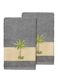 Colton 2 Piece Embellished Hand Towel Set