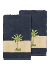 Colton 2 Piece Embellished Hand Towel Set