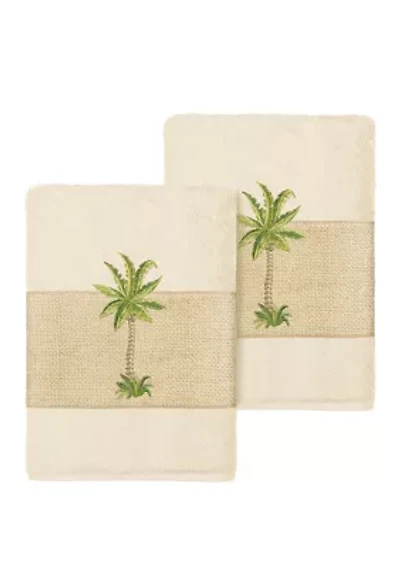 Colton 2 Piece Embellished Washcloth Set
