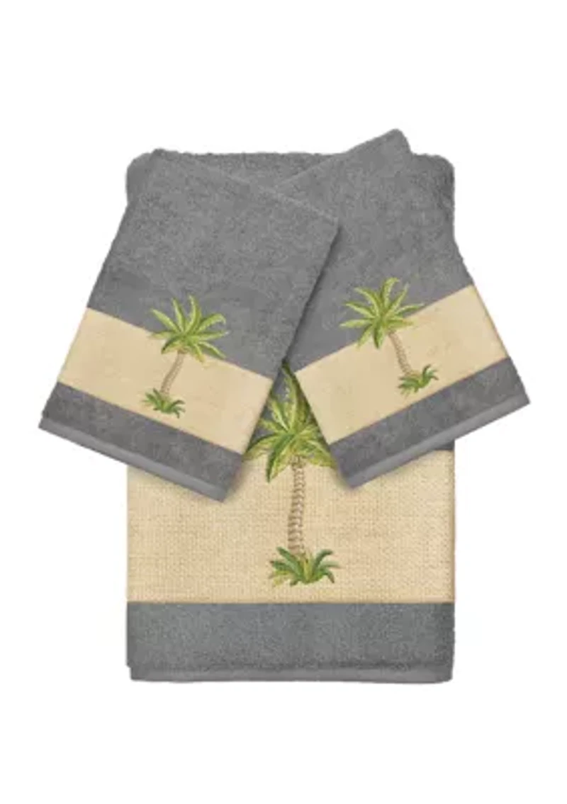 Colton 3 Piece Embellished Towel Set