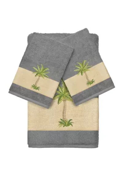 Colton 3 Piece Embellished Towel Set