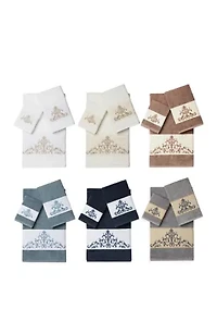 Scarlet 3 Piece Embellished Towel Set