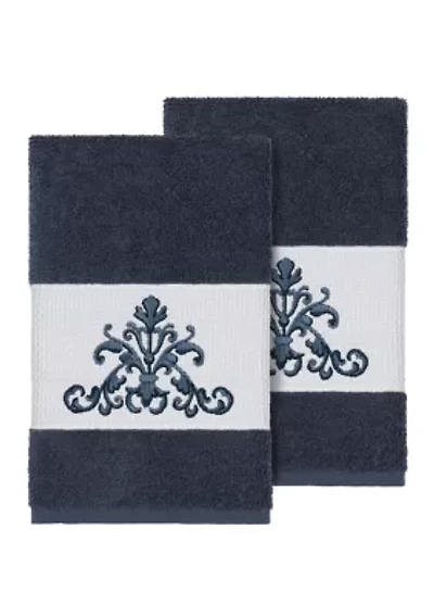 Scarlet 2 Piece Embellished Hand Towel Set