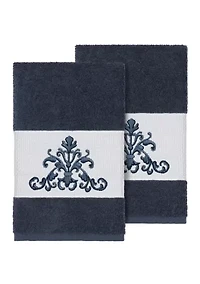 Scarlet 2 Piece Embellished Hand Towel Set