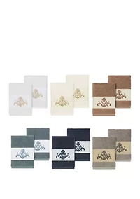 Scarlet 2 Piece Embellished Washcloth Set