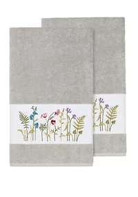 Serenity 2 Piece Embellished Bath Towel Set