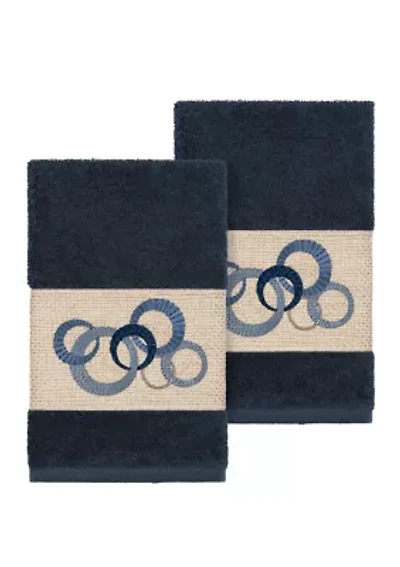 Annabelle Set of 2 Embellished Hand Towels