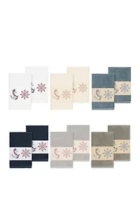 Easton Set of 2 Embellished Hand Towels