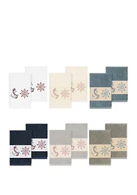 Easton Set of 2 Embellished Hand Towels