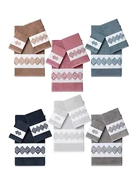 Noah 3 Piece Embellished Towel Set