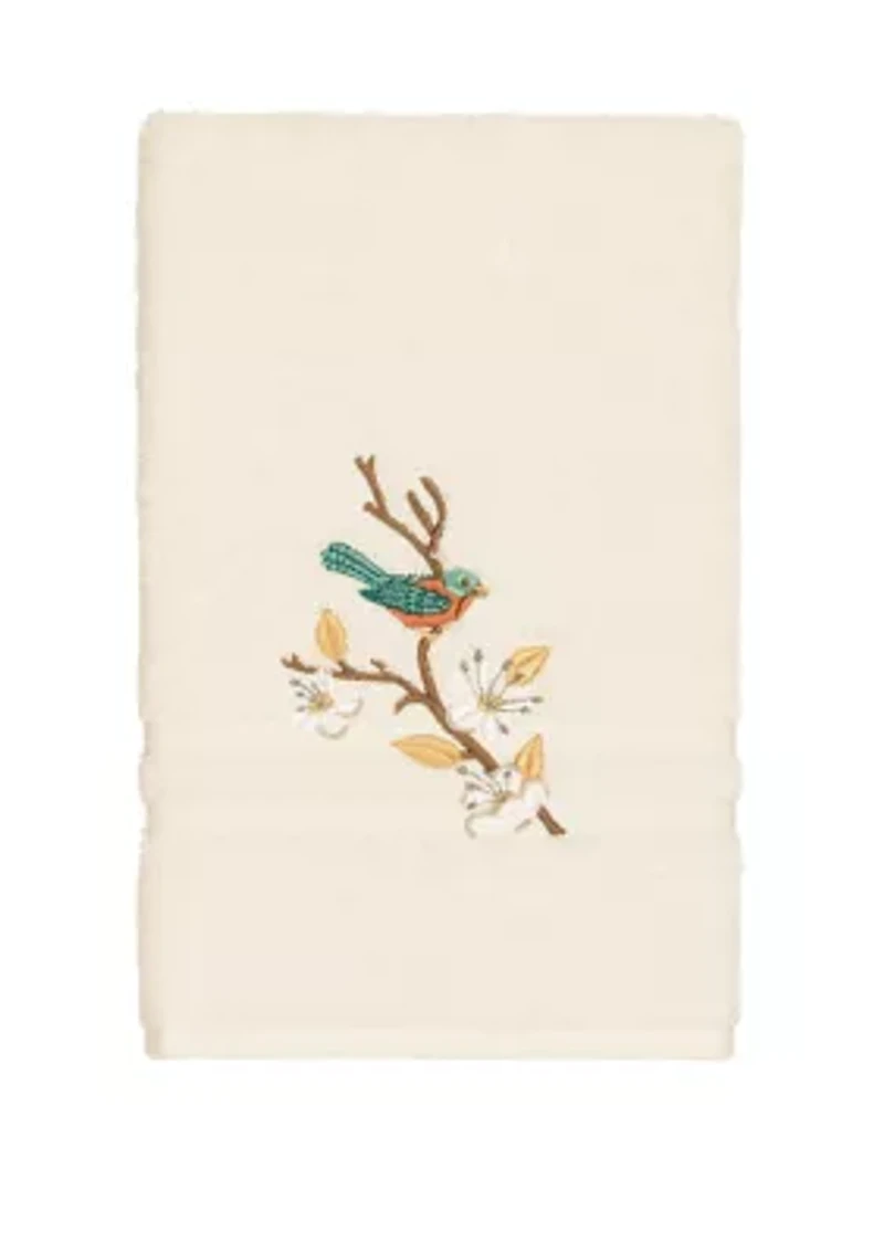 Spring Time Embellished Hand Towel