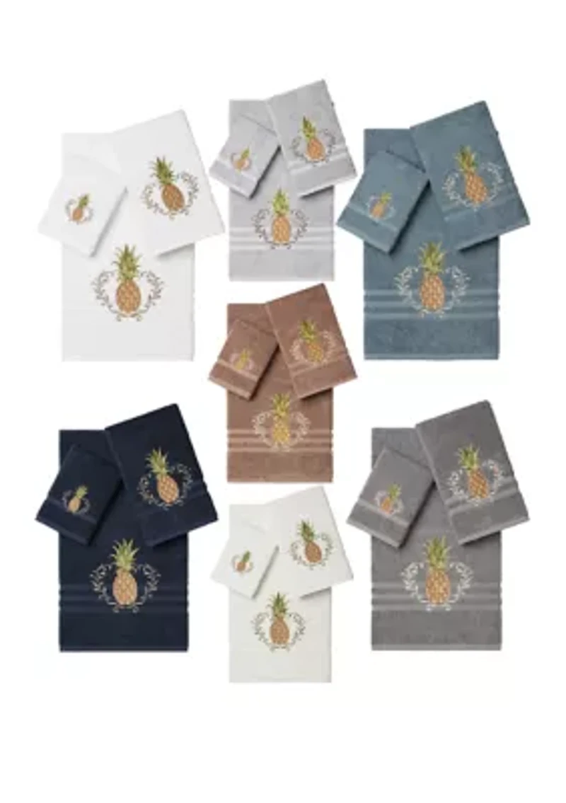 Welcome 3 Piece Embellished Towel Set