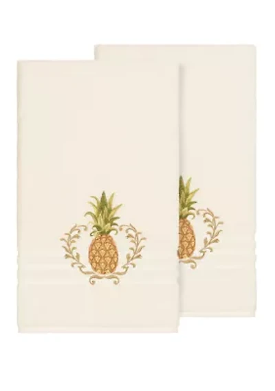 Welcome 2 Piece Embellished Bath Towel Set