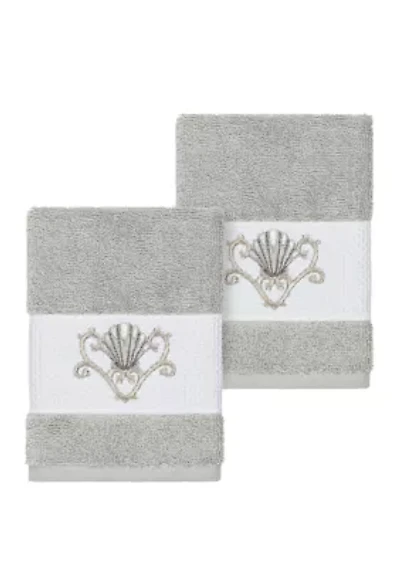 Bella Set of 2 Embellished Washcloths