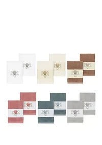 Bella Set of 2 Embellished Washcloths