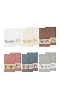 Caroline 2 Piece Embellished Bath Towel Set