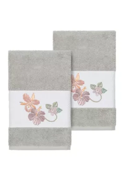 Caroline 2 Piece Embellished Hand Towel Set