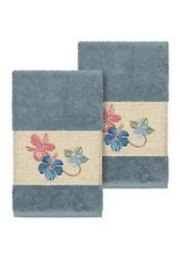 Caroline 2 Piece Embellished Hand Towel Set