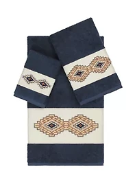 Gianna 3 Piece Embellished Towel Set