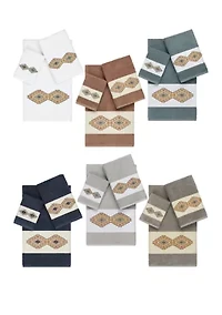 Gianna 3 Piece Embellished Towel Set