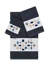 Khloe 3 Piece Embellished Towel Set