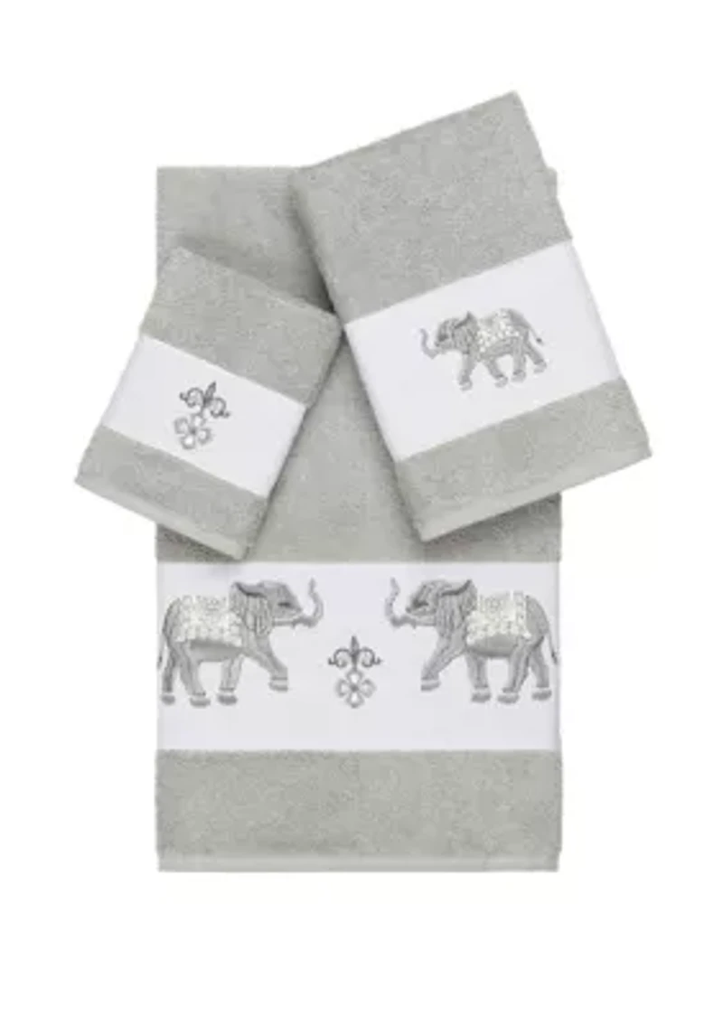 Quinn 3 Piece Embellished Towel Set