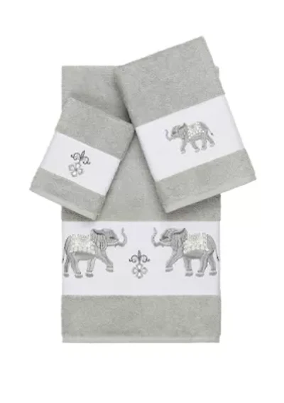 Quinn 3 Piece Embellished Towel Set