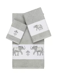 Quinn 3 Piece Embellished Towel Set