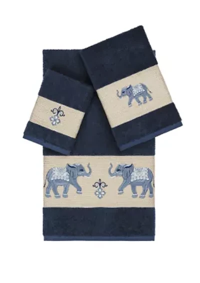 Quinn 3 Piece Embellished Towel Set