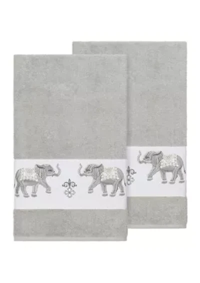 Quinn 2 Piece Embellished Bath Towel Set