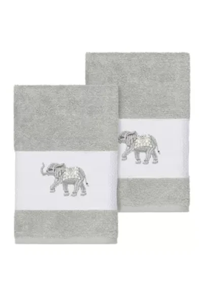 Quinn 2 Piece Embellished Hand Towel Set