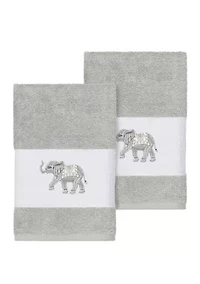 Quinn 2 Piece Embellished Hand Towel Set