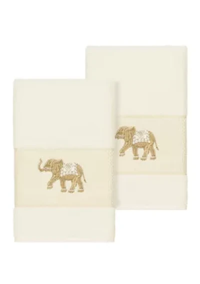 Quinn 2 Piece Embellished Hand Towel Set
