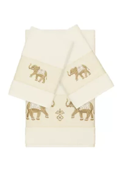 Quinn 3 Piece Embellished Towel Set