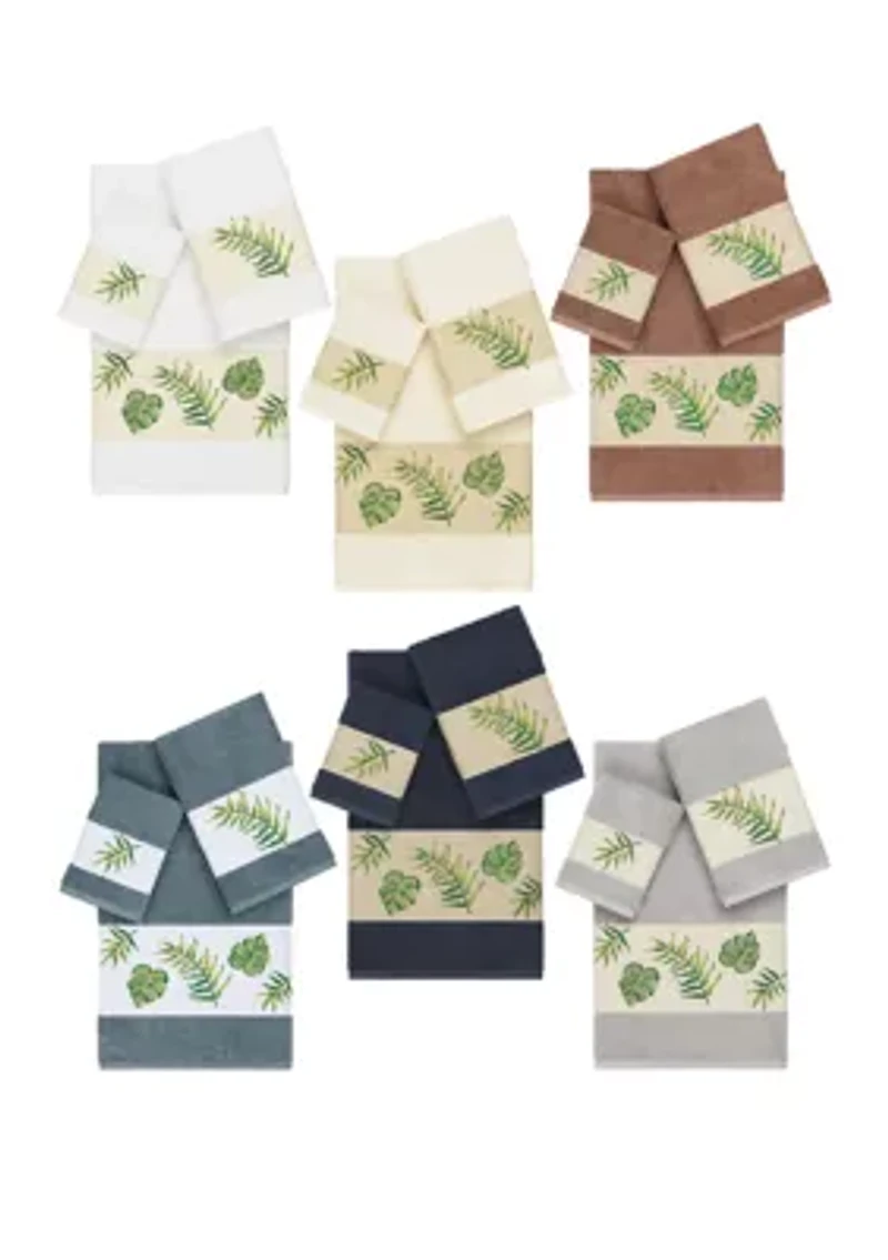 Zoe 3 Piece Embellished Towel Set