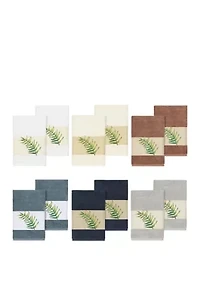 Zoe 2 Piece Embellished Hand Towel Set