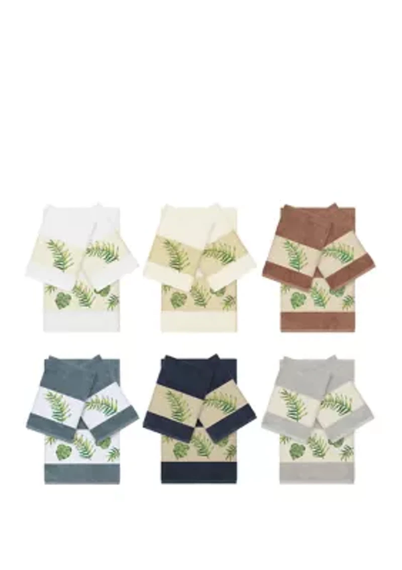 Zoe 3 Piece Embellished Towel Set