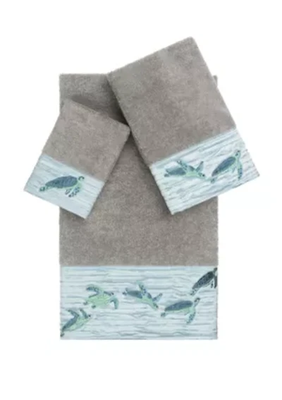 Mia 3 Piece Embellished Towel Set