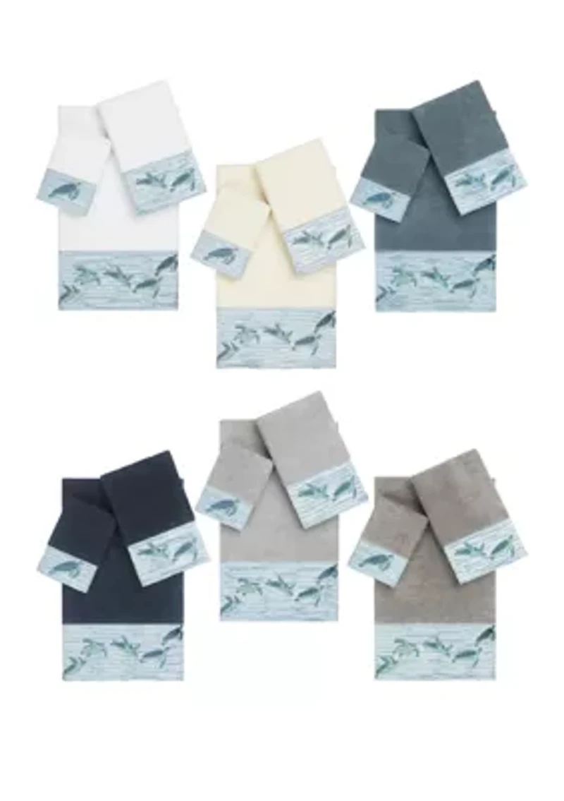 Mia 3 Piece Embellished Towel Set