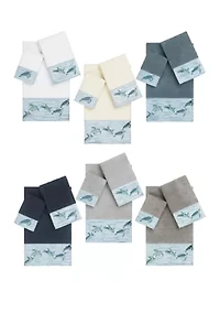 Mia 3 Piece Embellished Towel Set