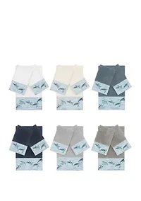 Mia 3 Piece Embellished Towel Set