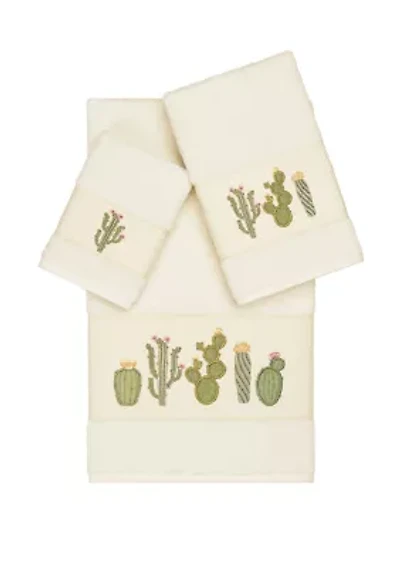 Mila 3 Piece Embellished Towel Set