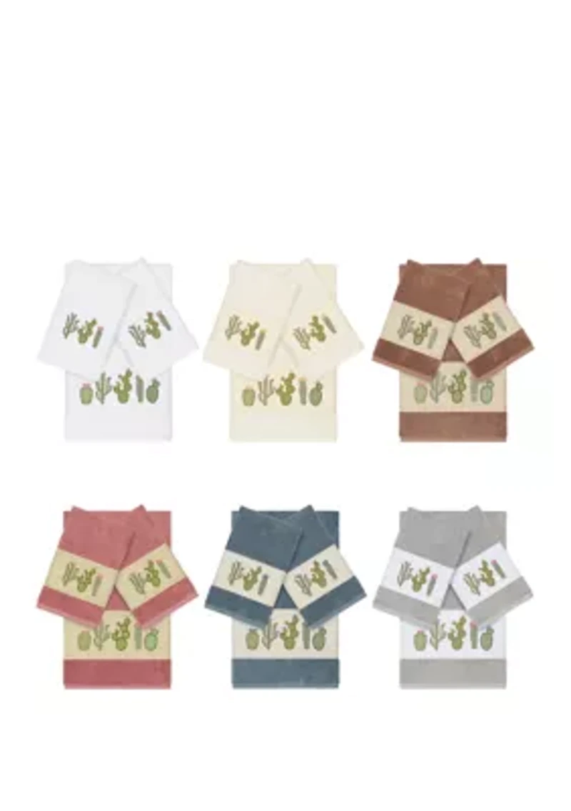 Mila 3 Piece Embellished Towel Set