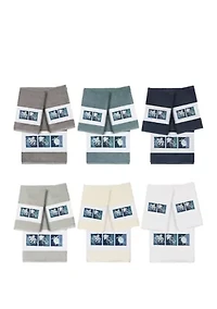 Ava 3 Piece Embellished Towel Set