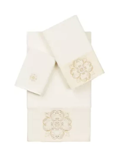 Alyssa 3 Piece Embellished Towel Set