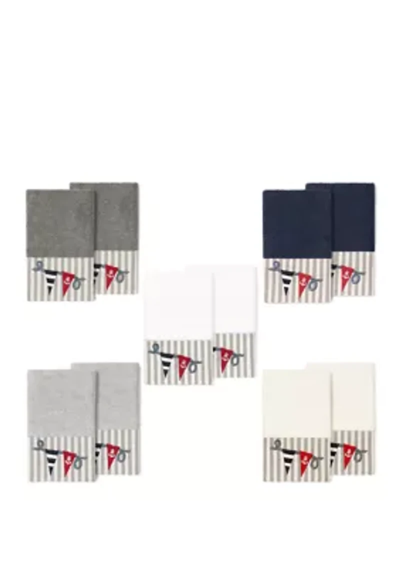 Ethan 2 Piece Embellished Hand Towel Set