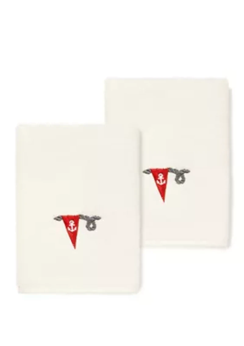 Ethan 2 Piece Embellished Washcloth Set