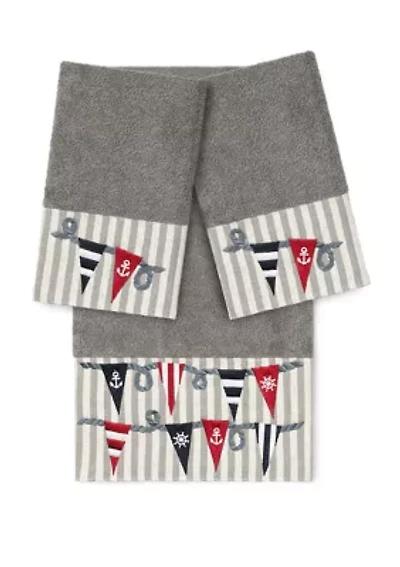 Ethan 3 Piece Embellished Towel Set